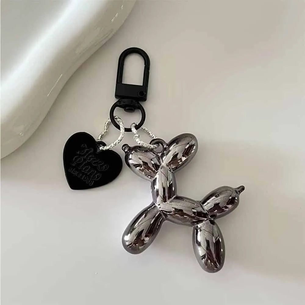 Cute Cartoon Balloon Dog Couple Keychains Key Ring -New Cute Car Holder Jewelry Gift Decoration Accessories