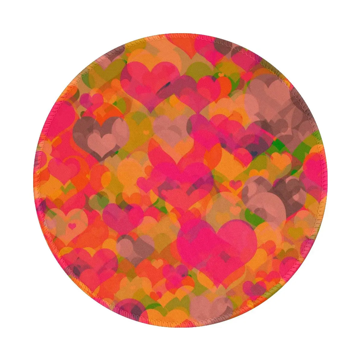 Red Heart Print Mouse Pad Cute Valentines Day Waterproof Mousepad Gaming Accessories For Notebook Computer Aesthetic Mouse Mats
