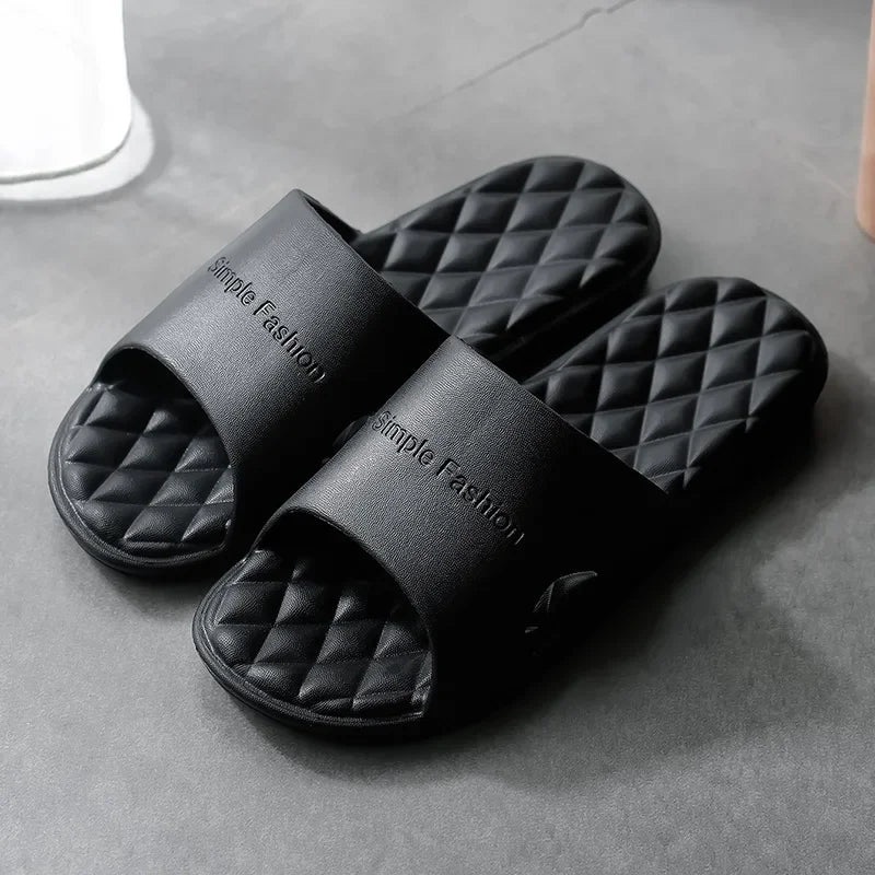 Big Size 48 49 Men Slipper Women Summer Sandals Soft Slides Massage Couples Home Bathroom Non-slip Slippers Outdoor Flip Flop