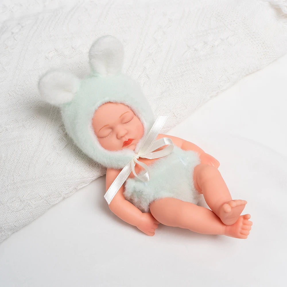 Neu Silikon Reborn Puppen 20cm Baby Reborn Spielzeug Wasserdichte Vinyl Bebe Puppe Niedliche Mini Reborn Baby Puppe Für Mädchen Geburtstag Geschenk