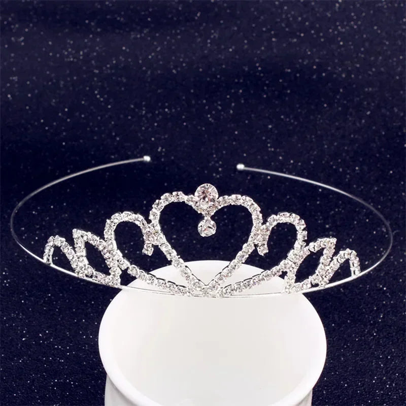New Crystal Wedding Bridal Crown Headbands Women Girl Headpiece Prom Hair Ornaments Headband Jewelry Accessories