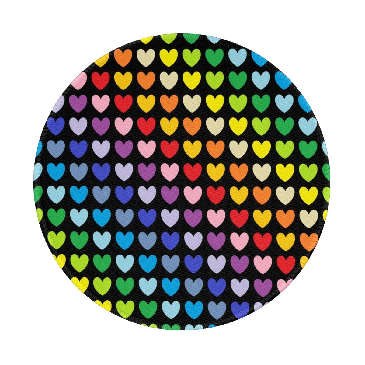 Red Heart Print Mouse Pad Cute Valentines Day Waterproof Mousepad Gaming Accessories For Notebook Computer Aesthetic Mouse Mats