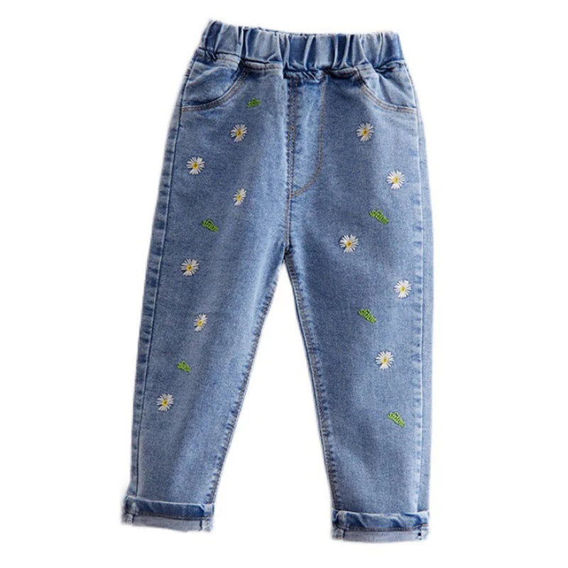 IENENS Kinder Baby Mädchen Freizeitkleidung Jeans Hose Kleinkind Säugling Denim Kleidung Hosen Kinder Unterteile 1 2 3 4 5 6 7 Jahre