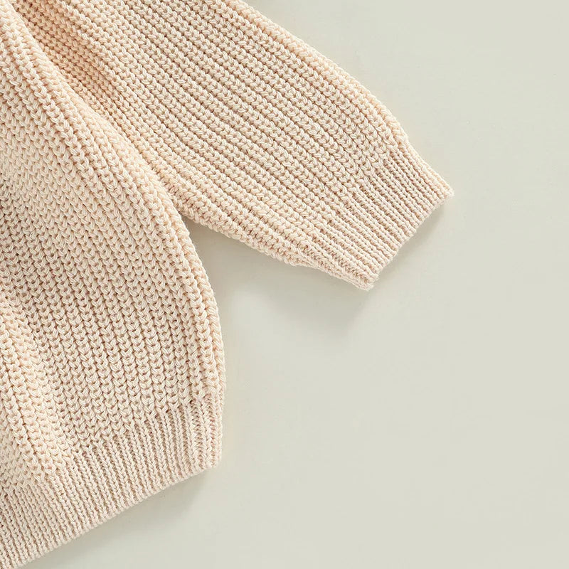 Herbst Neue Baby Jungen Mädchen Kleidung Baby Pullover Kleinkind Strickpullover Neugeborenen Strickwaren Langarm Baumwolle Baby Pullover Tops