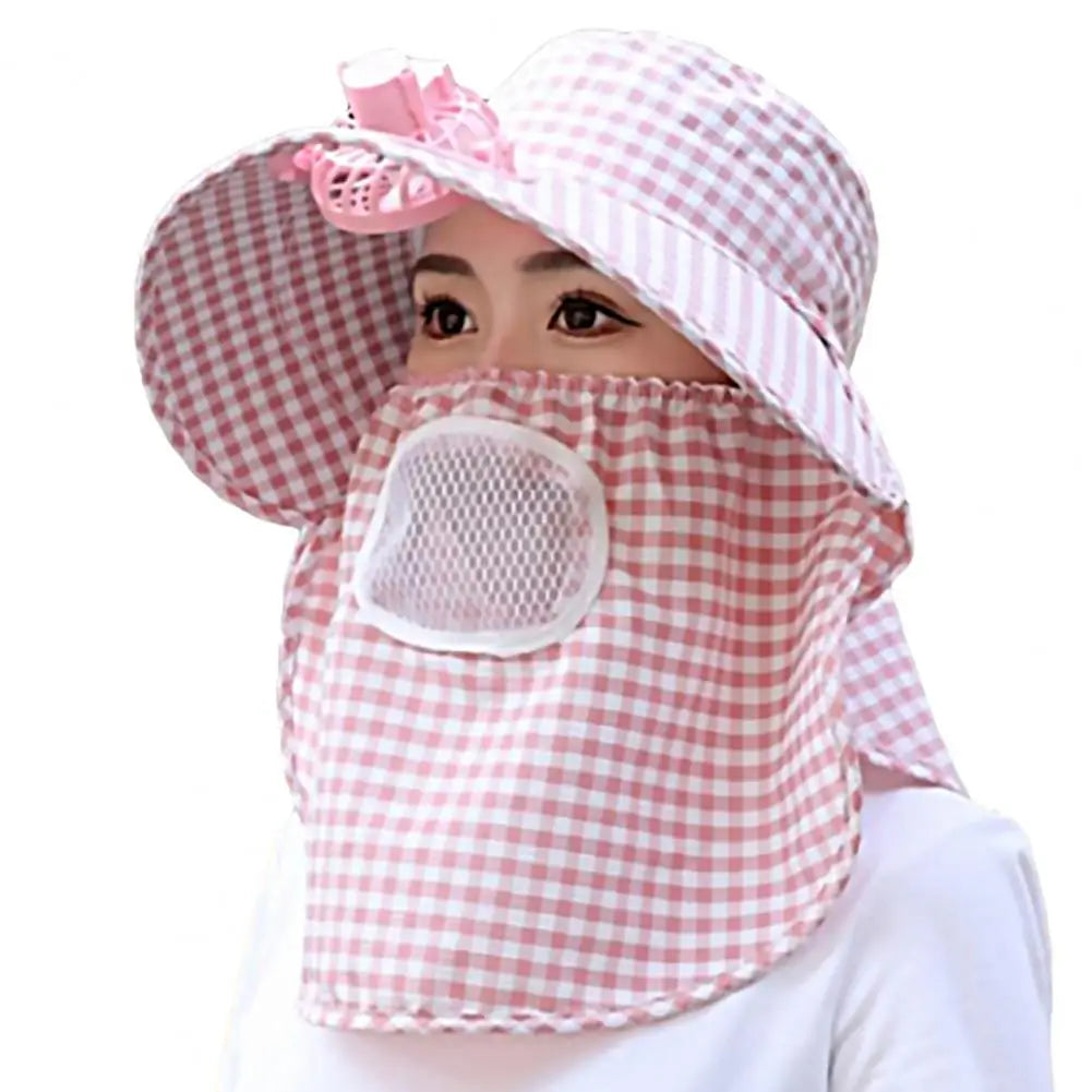 Sun Hat Female Summer Hat Cover Face Breathable Sun Hat All-match Summer Hats with Big Rim Anti-ultraviolet Cycling Sunhat Cap