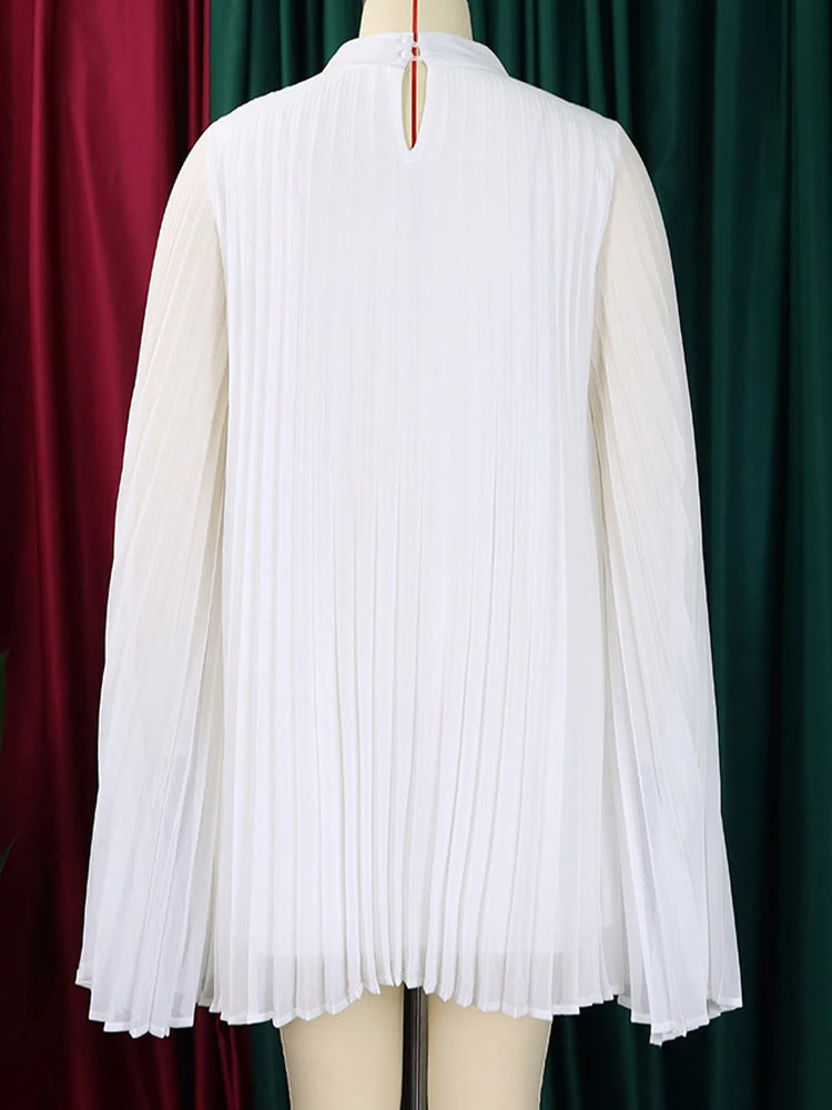 FairyShely 2025 Batwing Sleeve Plus Size Club Dress Women Solid Mesh Large Big Dresses Summer Lady Party Tight Curvy Dress