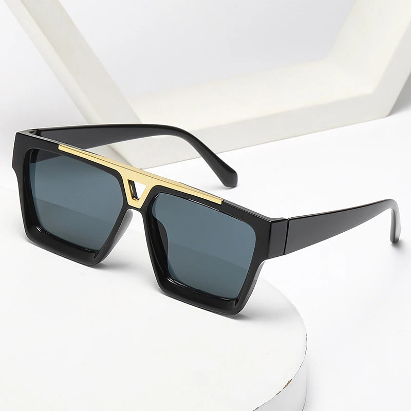 Retro Sunglasses Women Men Vintage Square Frame Sun Glasses High Quantity Lens Goggles Shades for Female Male