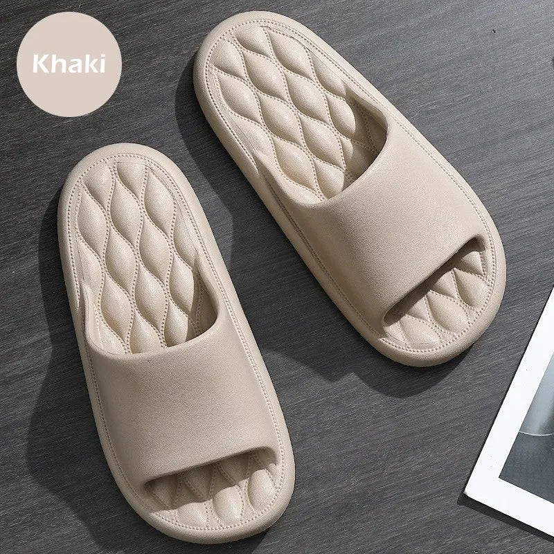 Big Size 48 49 Men Slipper Women Summer Sandals Soft Slides Massage Couples Home Bathroom Non-slip Slippers Outdoor Flip Flop