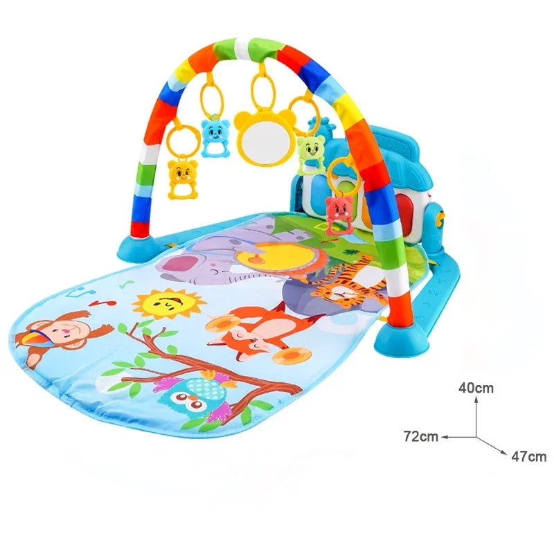 Baby Activity Gym Rack Früherziehung 0-36 Monate Spielzeug Geschenke Musikalische Neugeborene Klaviertastatur Krabbeldecke Pedal Spielmatte
