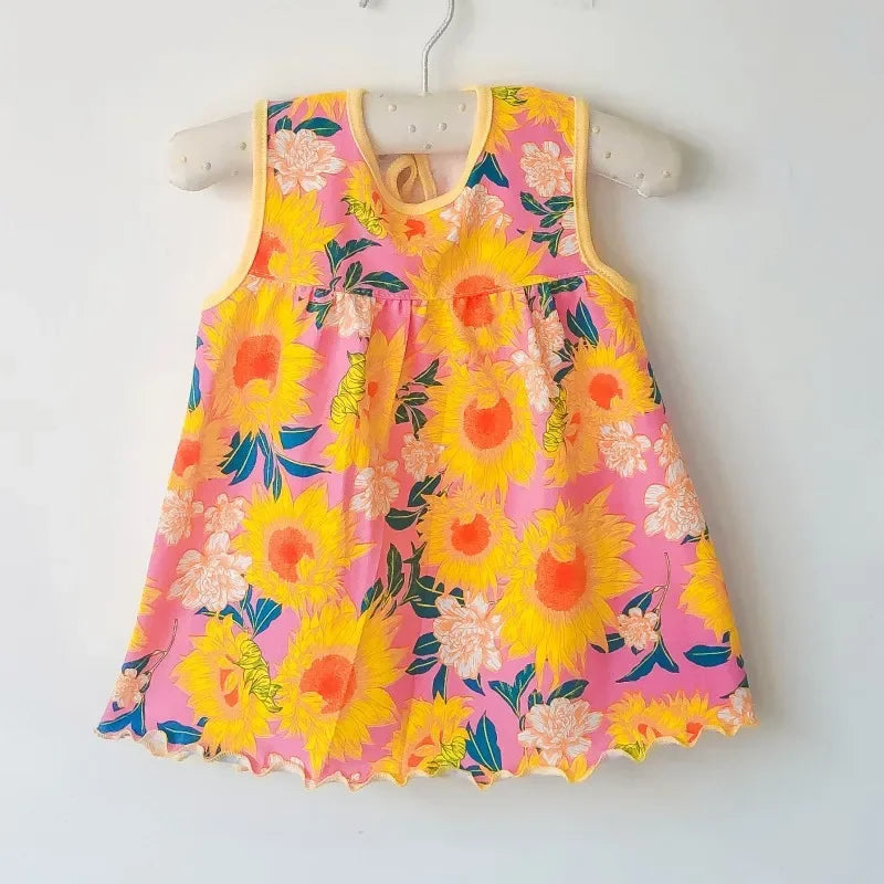 Neue Baby Sommer Kleid Kinder kleidung mädchen Baumwolle Prinzessin Kleid für Mädchen Kleidung Mädchen Kleidung 0-2 Jahre Rock Kleinkind kleider