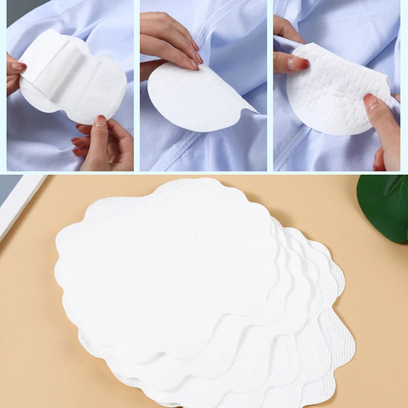 Disposable Unisex Armpit Sweat Pad 10pcs Summer Underarm Sweat-absorbing Patch Armpit Absorb Sweat Deodorants Paster Shield Pads