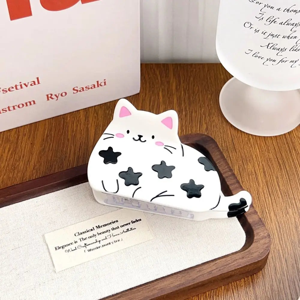 Kawaii Korean Style Acetic Acid Animal Hair Claw Creative Funny Cute Dog Hair Crab Clip Headwear Cat Cartoon Shark Clip Girls