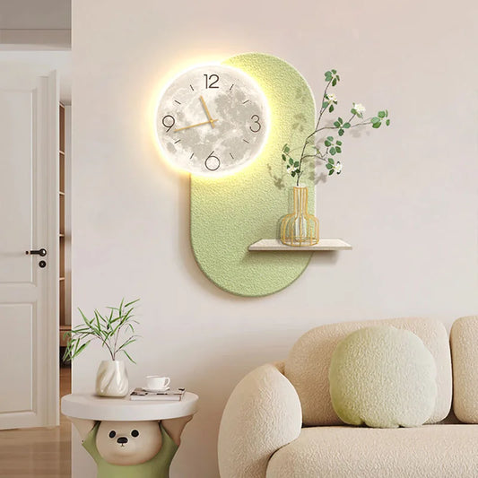 Nordic Light Wall Clock Luxury Battery Big Size Minimalism Acrylic Wall Clock Originality Fashion Rorloge Living Room Decoration