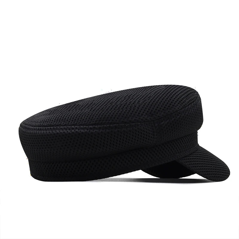 Summer Mesh Breathable Military Caps Men Casual Berets mon !!!