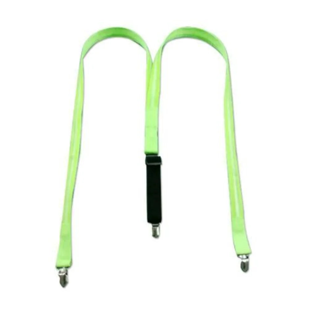 LED Men's Led Glow Suspenders Bow Tie DIY Music Suspenders Decorations Birthday Wedding Festival Costume Glow Party Supplies
