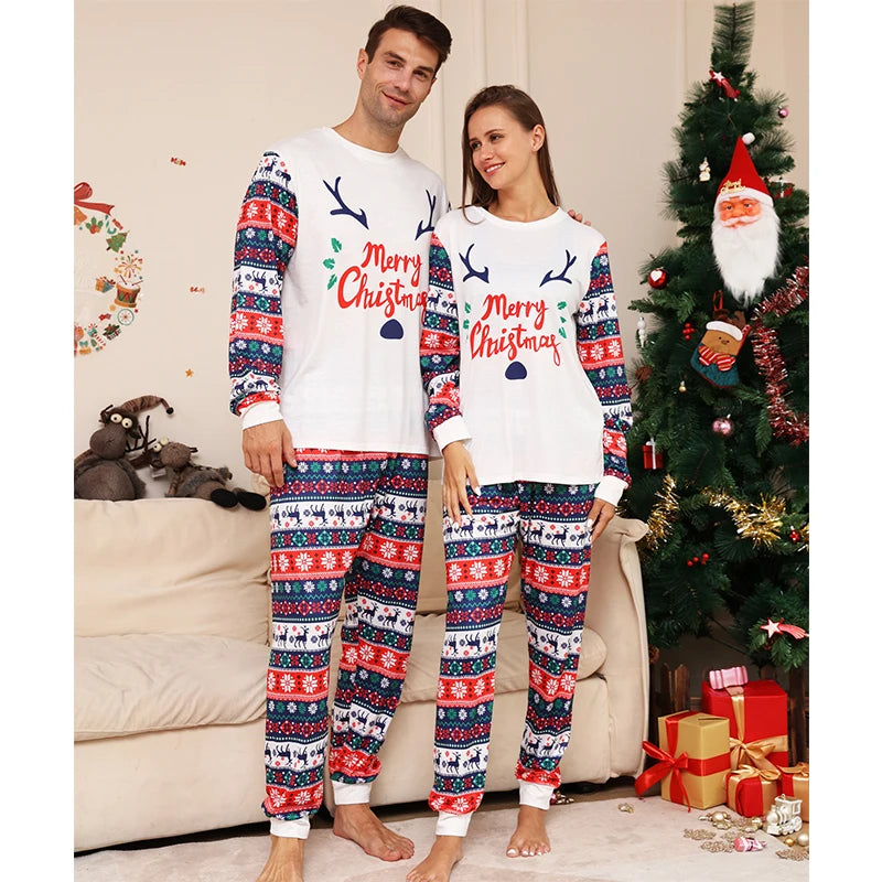 Weihnachts-Familien-Matching-Outfits für Erwachsene und Kinder, 2025 News, Pyjama-Kleidungsset, Baby-Spielanzug, lässige Nachtwäsche, Weihnachts-Familien-Look, Pyjama