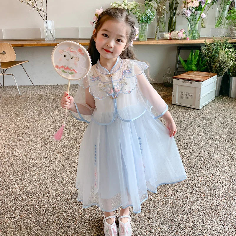 Hanfu Girls' New 'S Ancient Style Baby Girl Princess Dress Children'S Summer Clothing