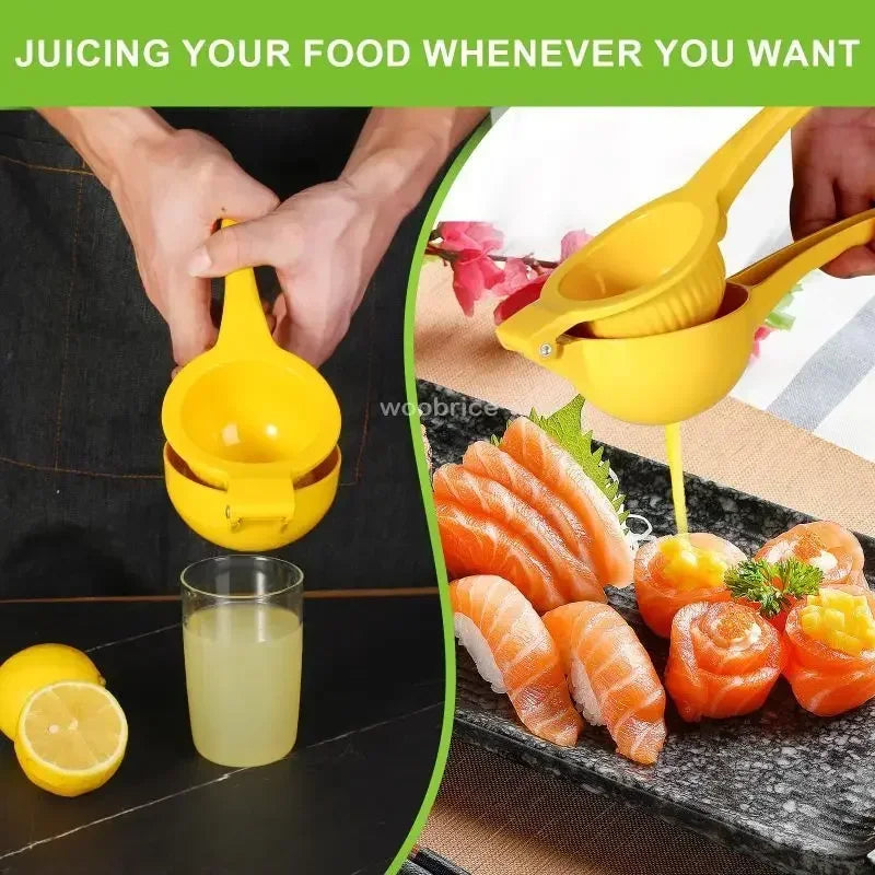 Home Lemone Squeezer Taper for Lemon Aluminum Alloy Hand Pressed Orange Fruit Juicer Portable Practical Kitchen Mini Blender