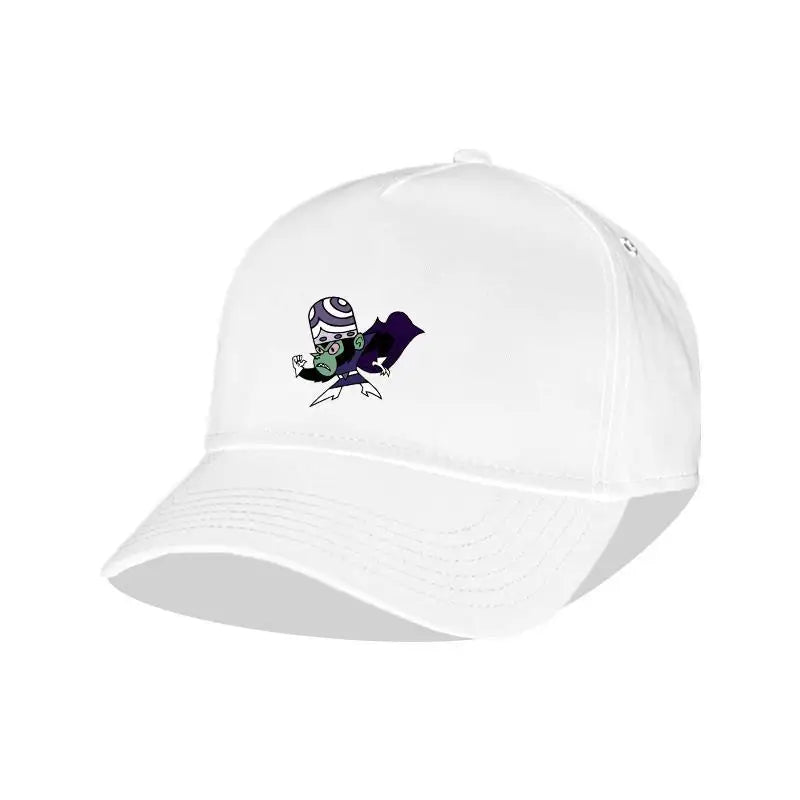 Powerpuff Girls Anime Women's Outdoor Hat Kawaii Fashion Summer Sun Protection Baseball Cap Adjustable Men's Classic Hip Hop Hat