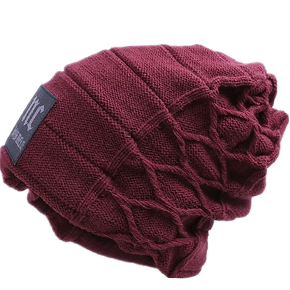 Winter Adult Men Warm Beanies Skullies Fashion Letter Knitted Women Hat Outdoor Colorful Casual Soft Wool шапка мужская кепка