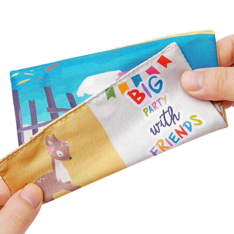 Baby Ziehen Papier Handtuch Reißen Tissue Box Baby Puzzle Frühen Bildung Montessori Kinder Tuch Spielzeug