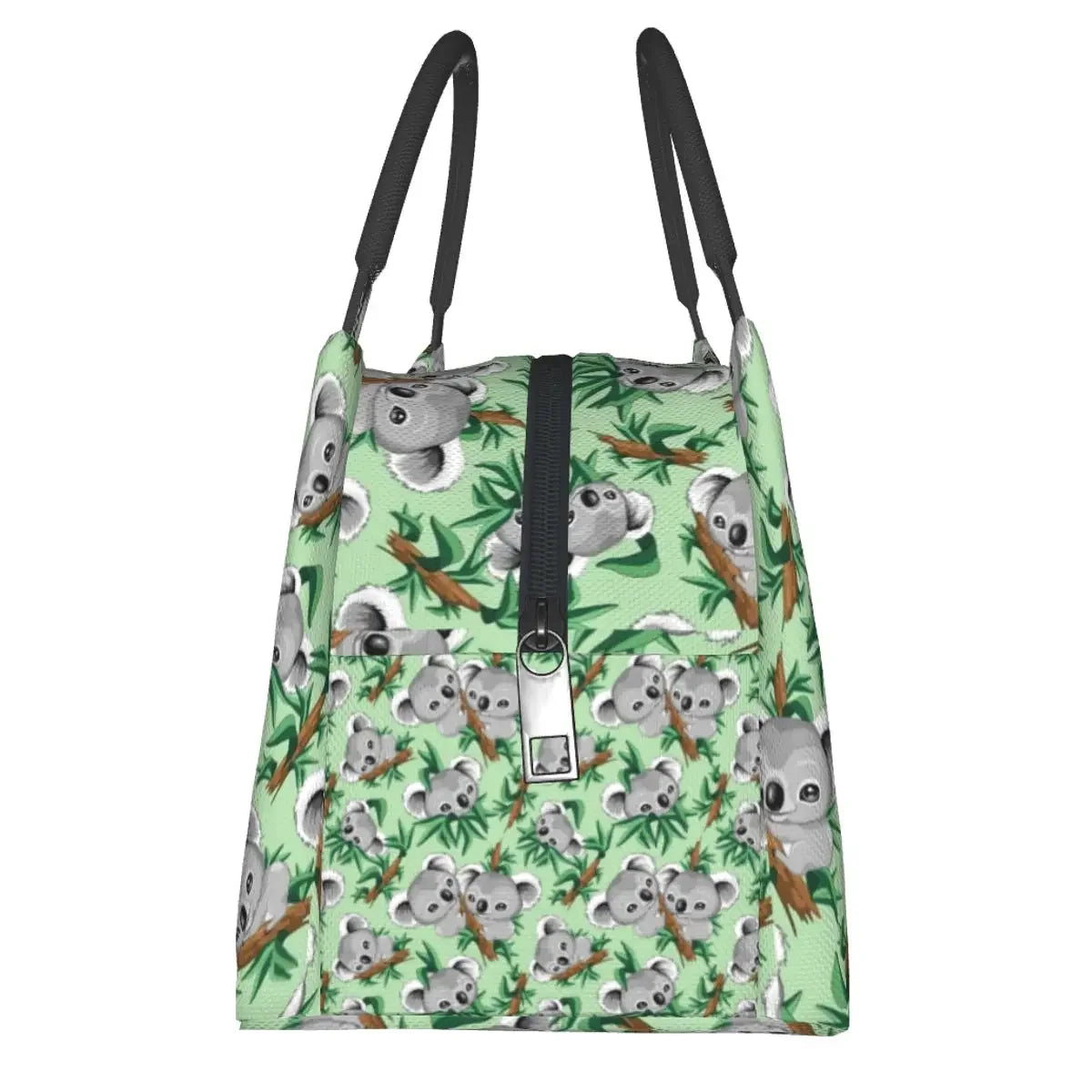 Cute Koala Lunch Bag Animals Fun Lunch Box Picnic Portable Zipper Tote Food Bags Graphic Cooler Bag