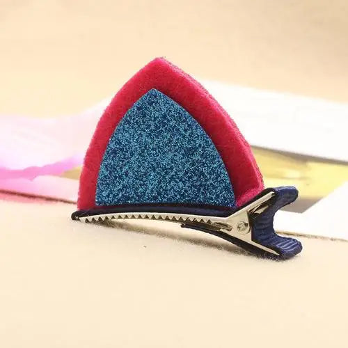 1pc/Set Cute Hair Clips For Girls Hairpins Barrettes Cartoon Hair Ornament Headbands Cat Ear BB Hairgrips Kids Hair Accessories