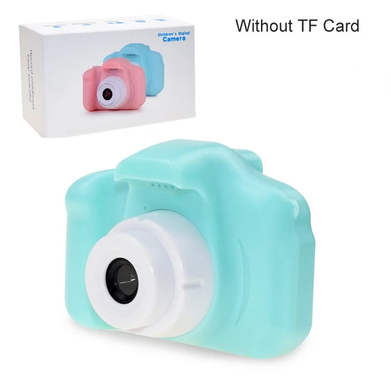 Mini Cartoon Photo Camera Toys 2 Inch HD Screen Children Digital Camera Video Recorder Toys for Kids Girls Gift
