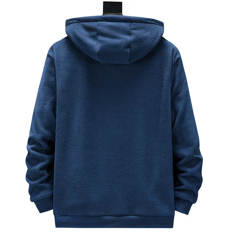 Plus Größe 7XL 8XL Streetwear Softshell Fleece Jacken Männer Mäntel Winter Lässige Sportswear Hip Hop Hoodies Sweatshirts Kleidung
