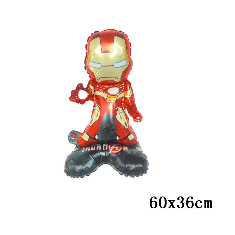Standing Mickey Minnie Balloon Spider Man Captain America Theme Birthday Party Decoration Balloon Baby Shower Children's Toy