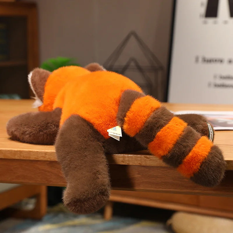 Niedliches Waschbär-Plüschtier, Kuscheltiere, Fuchs, weiche Puppe, Kissen, roter Panda, Spielzeug, Geburtstagsgeschenk für Jungen und Mädchen
