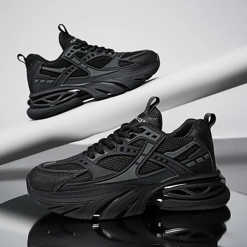 2024 New Men's Luxury Platform Sneakers Fashion Men Running Shoes Increased Breathable Man Shoes Lace Up Zapatillas De Hombre