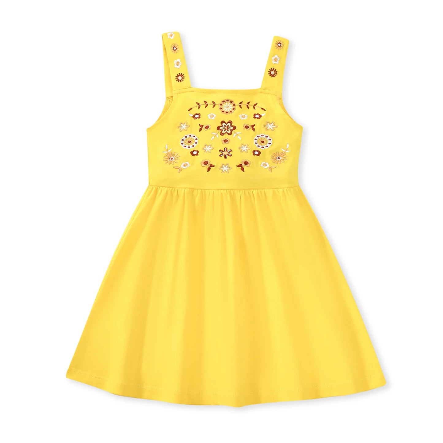 Little maven 2024 Baby Mädchen Freizeitkleidung Baumwolle Schöne Kinder Sommerkleid für Kleinkinder 2 bis 7 Jahre
