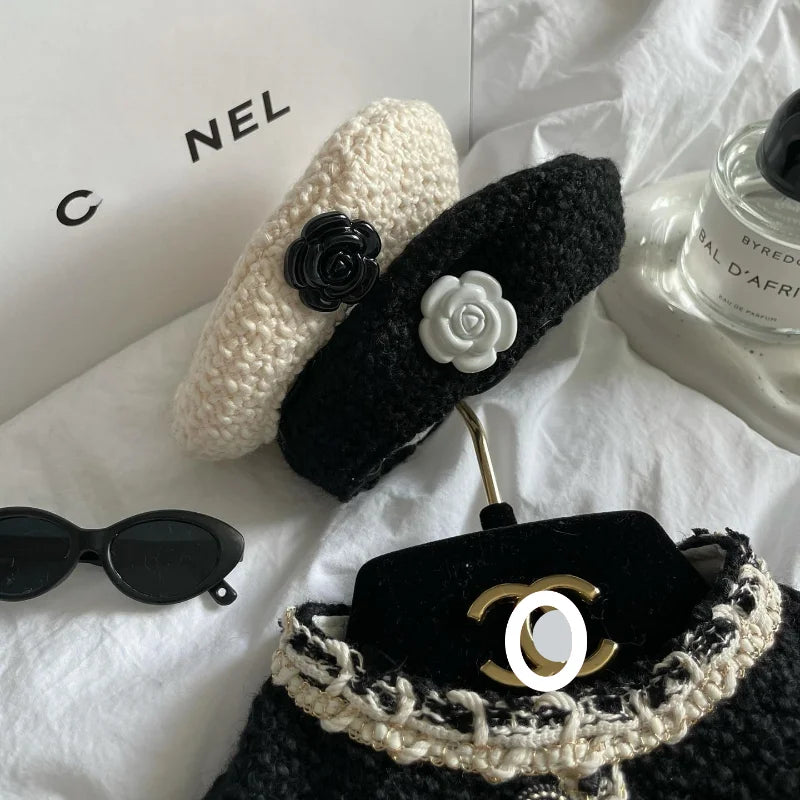 Only Hat Elegant Lady Knitted Hat Dog Outfit Cat Accessories Dog Hat Katten Accessories