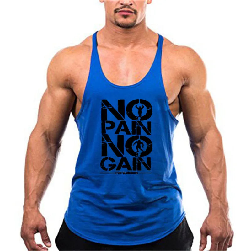 Cotton 1cm shoulder strap Bodybuilding Stringer Tank top Mens Fitness Singlets muscle shirt summer gym Clothing Sports vest