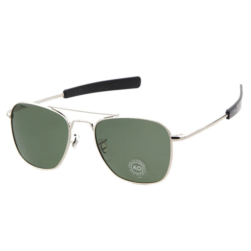 Fashion Sunglasses Men American Army Military Brand Designer AO Sun Glasses For Male Optical Glass Lens de sol RS263 mon