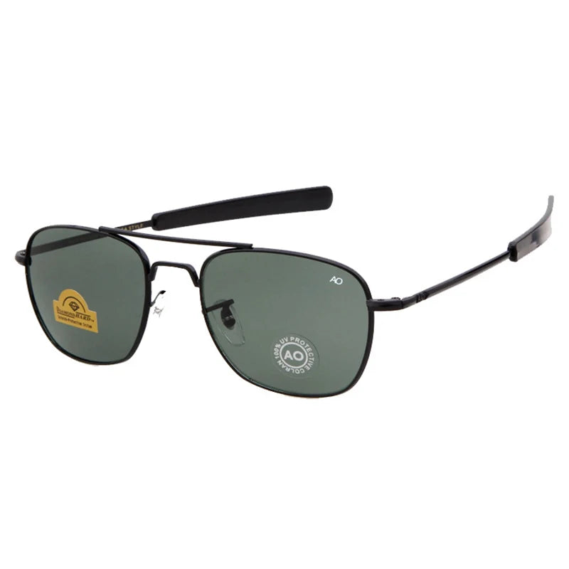 Fashion Sunglasses Men American Army Military Brand Designer AO Sun Glasses For Male Optical Glass Lens de sol RS263 mon