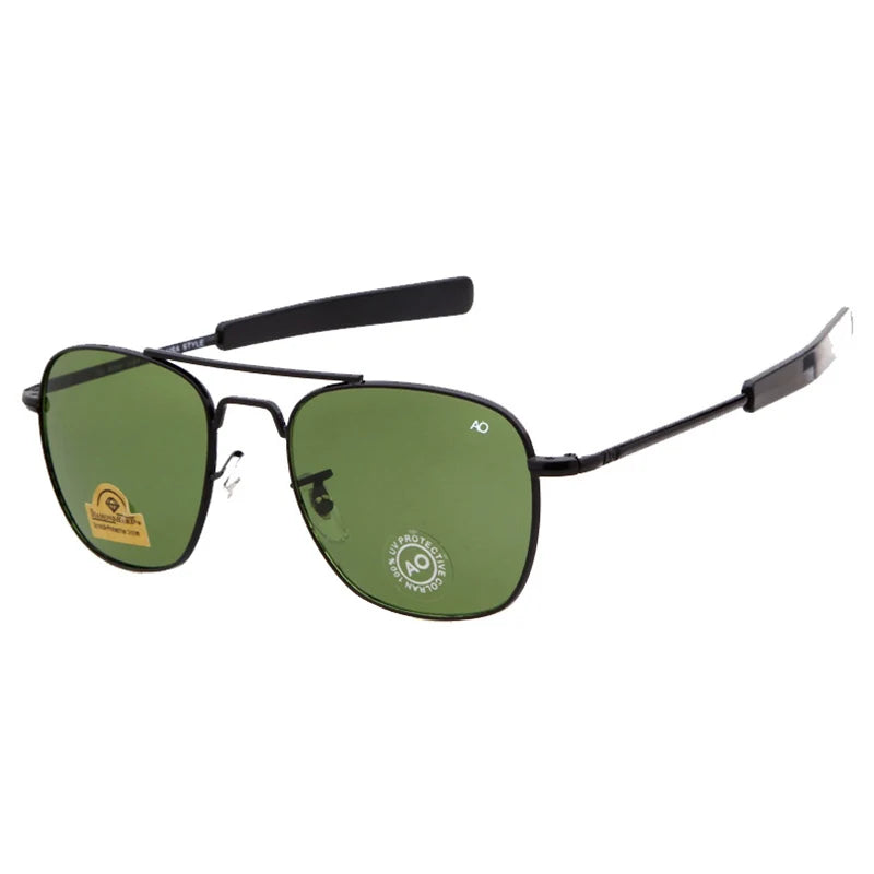 Fashion Sunglasses Men American Army Military Brand Designer AO Sun Glasses For Male Optical Glass Lens de sol RS263 mon
