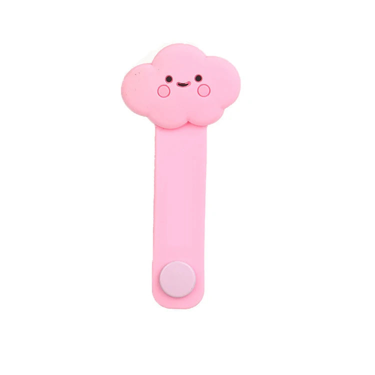 Cable Organizers Reusable Silicone Cable Ties Cord Organizer Keeper Holder Fastening Straps Headphones PC Wire Wrap Management