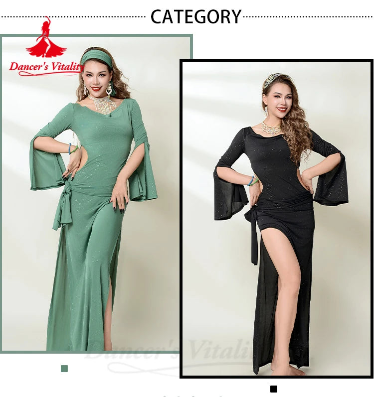 Belly Dance Costume Suit for Women Half Sleeve Costume Robe Adult Saibi Shaabi Baladi Practice Clothes Belly Dancing Wear Outfit