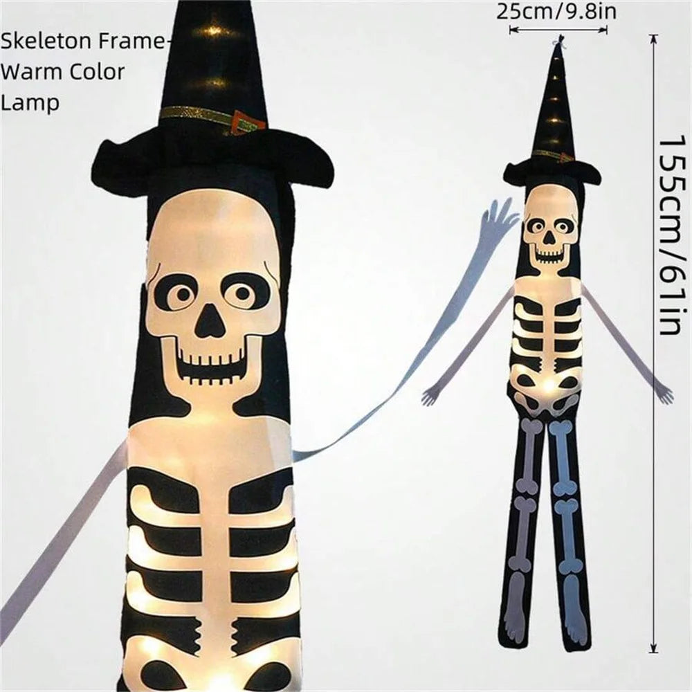 Halloween Skull Hanging Decorations, Indoor Outdoor Garden Yard Party Atmosphere, Spooky Halloween Home Decoration Accessories