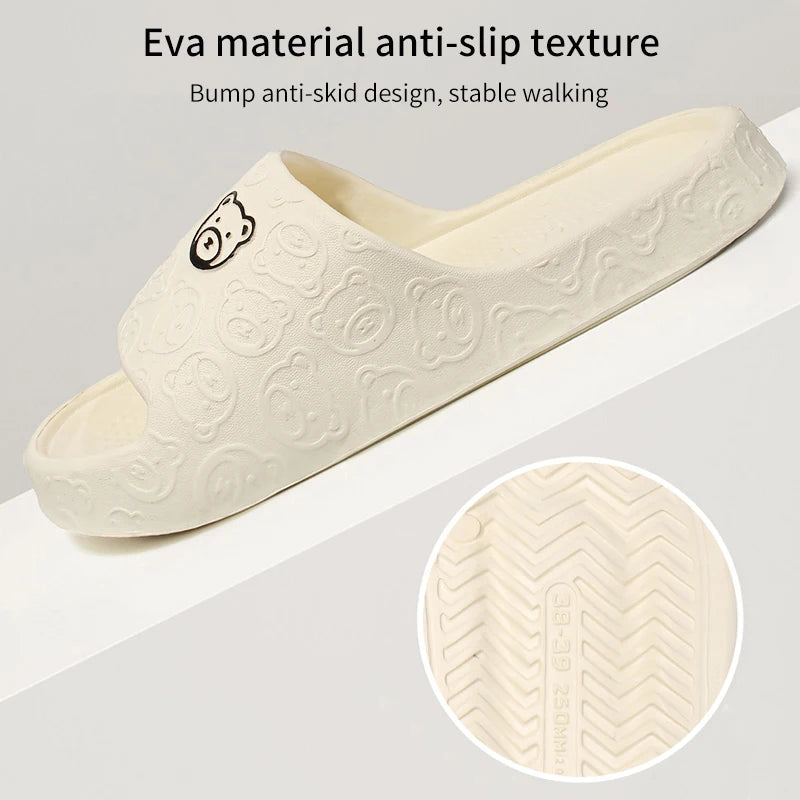 Non-slip Slippers Female Outer Wear 2024 New Bathroom Bathroom Indoor Home Sandals Female Summer Eva women shoes