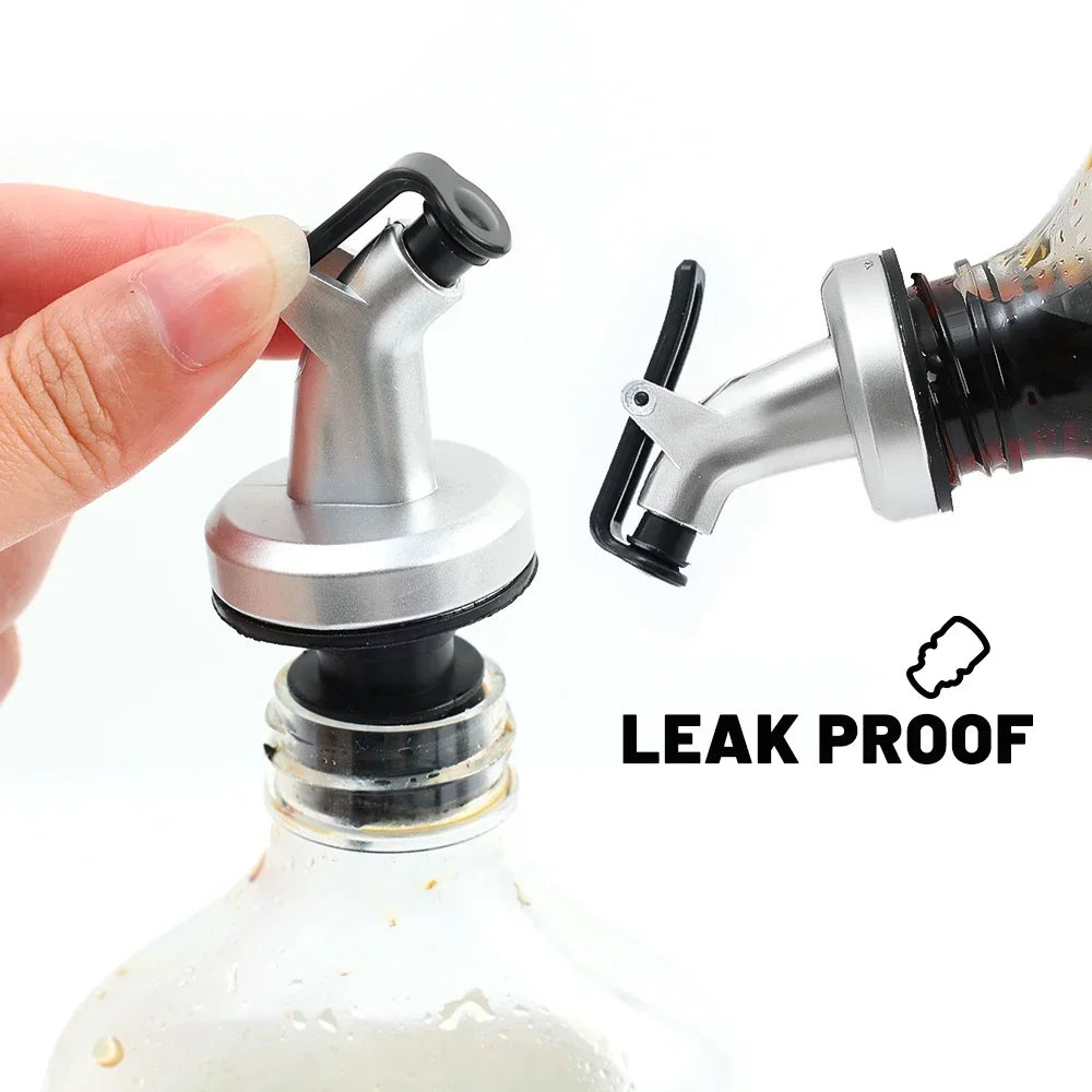 1/5 PCS Bottle Stopper Leak Proof Wine Stopper Bottle Cap Wine Pourer Spout Stopper Dispenser Olive Oil Sprayer Kitchen Tools