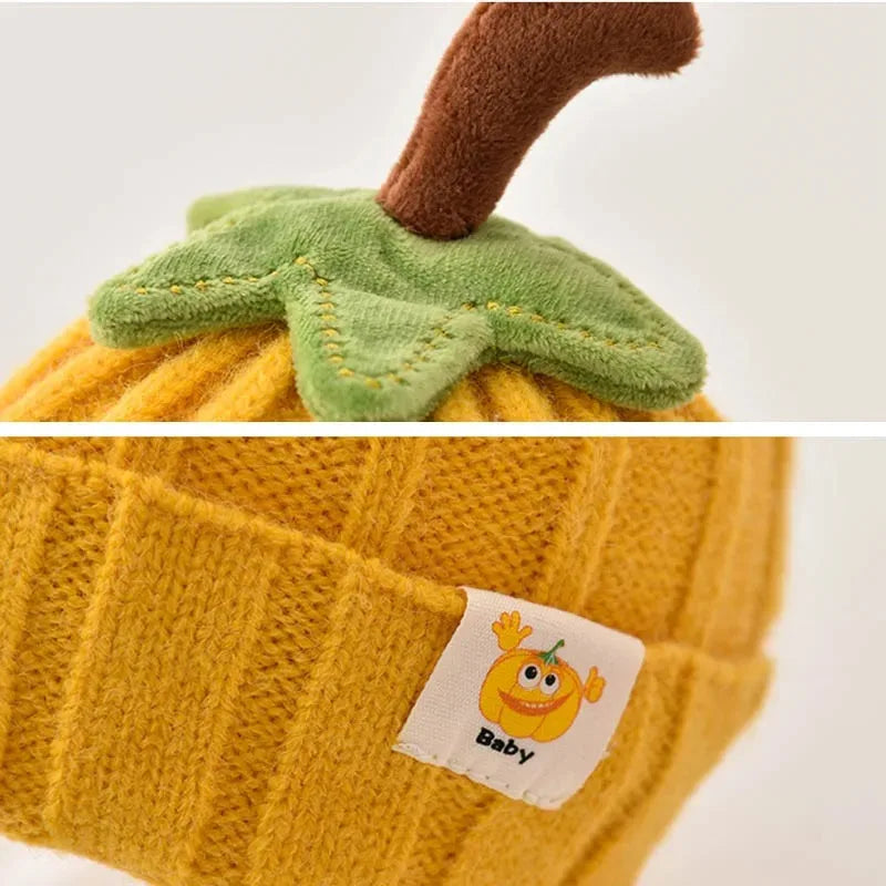 Winter Baby Hat Knitted Warm Soft Boys Girls Beanies Toddler Korean Ins Cute Solid Autumn Outdoor Kids Unisex Cap