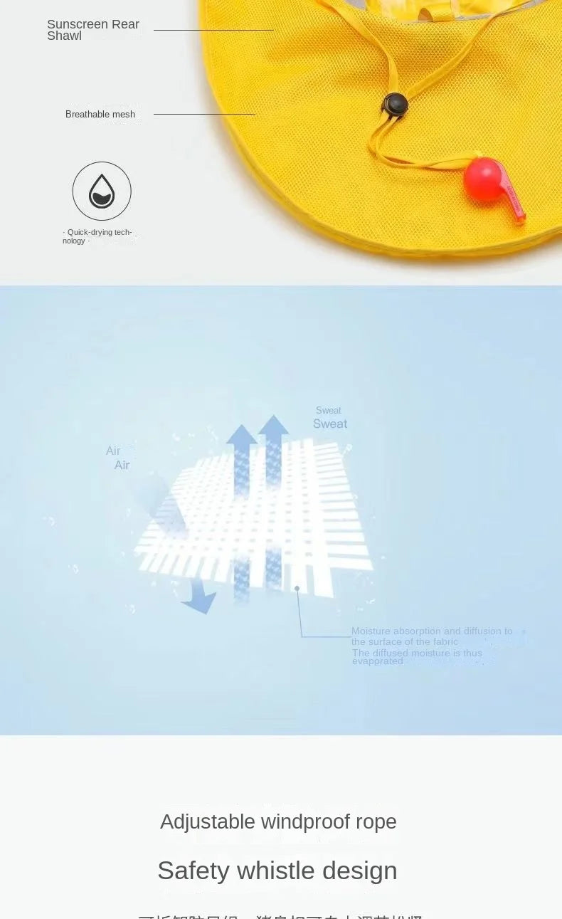 Kid Hat Summer Cap UV Protection Hats Beach Hats Large Brim Fisherman Hats