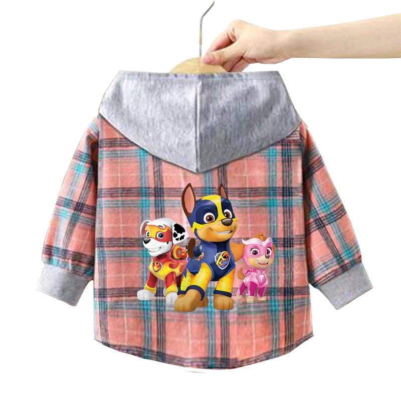 Autumn Children PAW Patrol Hoodie Jacket Coats Baby Girls Boys Cartoon Long Sleeved Zipper Windbreaker Kids Fashion Outerwear