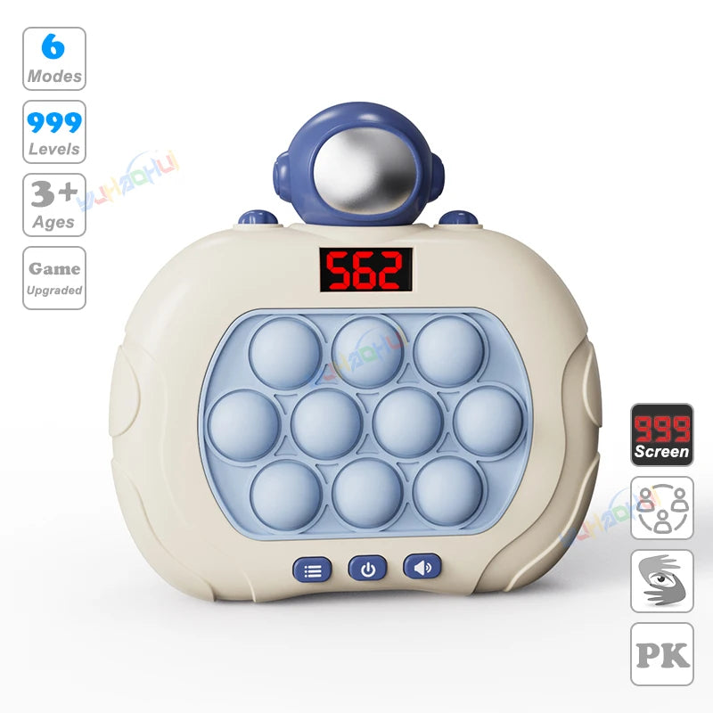 Upgraded Electronic Pop Push Quick Push Game Console with LED Display Screen Suitable for Adult and Child Fidget Toys Christmas