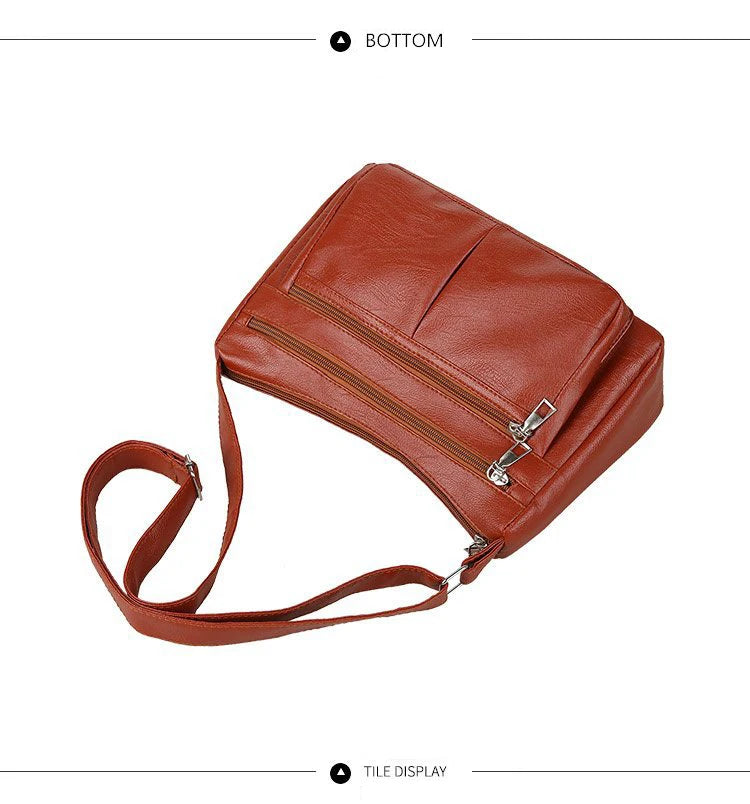 Women's Bag 2024 Trend Korean Handbags Designer Luxury Brand Ladies Shoulder Bags Soft Leather Fashion Versatile Crossbody Bag