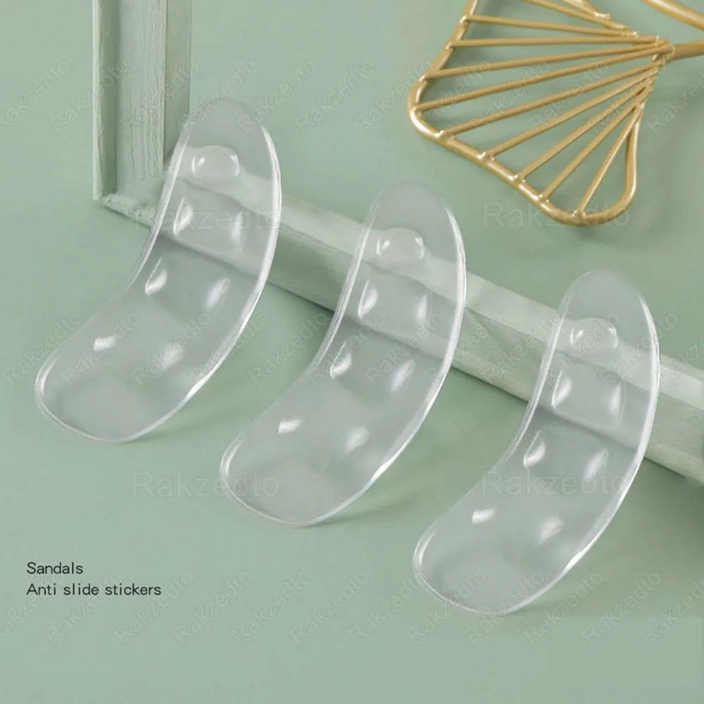 6pcs Anti-slip Shoe Pads Transparent Silicon Gel Insoles for Shoes Woman High Heels Sandals Non-Slip Pain Relief Heel Foot Pads