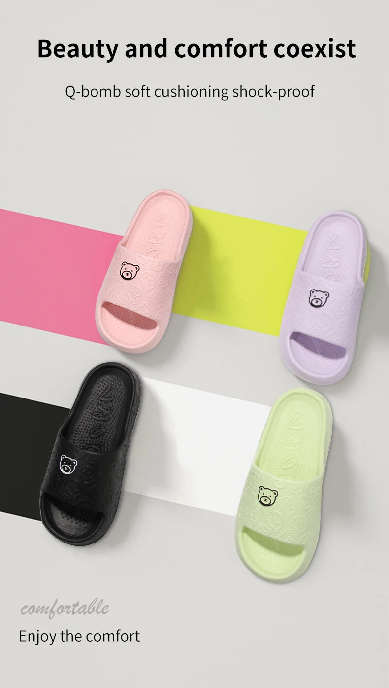 Non-slip Slippers Female Outer Wear 2024 New Bathroom Bathroom Indoor Home Sandals Female Summer Eva women shoes